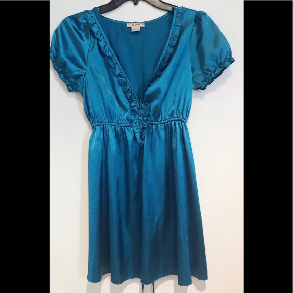 Turquoise dress size medium.